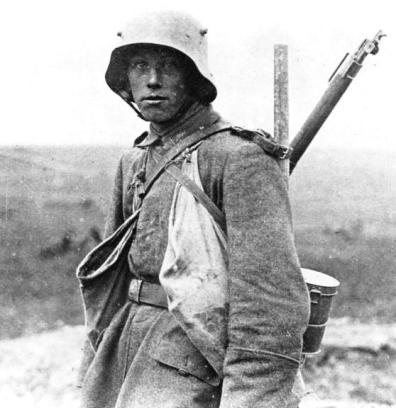 German soldier, Western Front.
