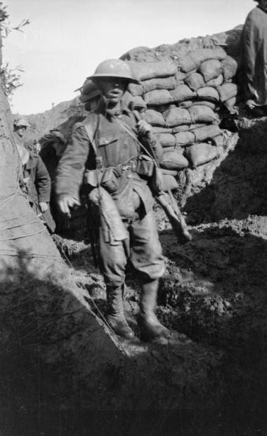 Slightly wounded at Mametz (Knatchbull Collection).
